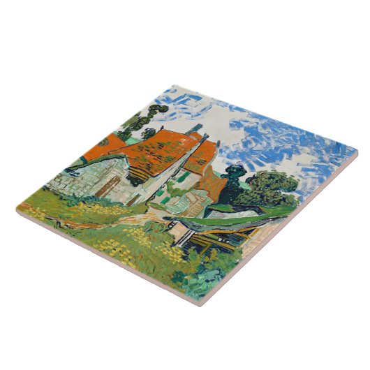Van Gogh - Straße in Auvers - sur-Oise Keramik Til Fliese (Seite)