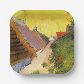 Van Gogh - Straße in Saintes-Maries, Pappteller (Vorderseite)