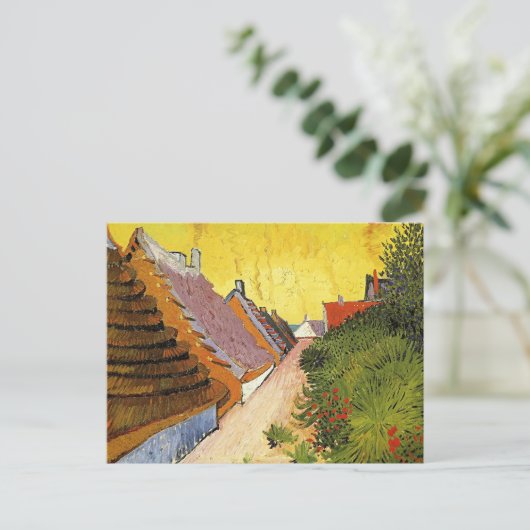 Van Gogh - Straße in Saintes-Maries, Postkarte (Stehend Vorderseite)
