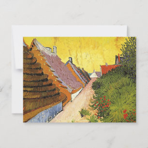 Van Gogh - Straße in Saintes-Maries, Postkarte