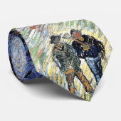 Van Gogh - Straße mit Fahrrädern Krawatte (Gerollt)