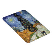 Van Gogh - Straße mit Fahrrädern Magnet (Rechte Seite)