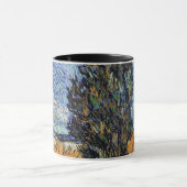 Van Gogh - Straße mit Fahrrädern Tasse (Zentrum)