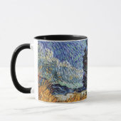 Van Gogh - Straße mit Fahrrädern Tasse (Links)