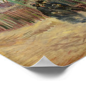 Van Gogh Street Scene in Montmartre  Poster (Ecke)