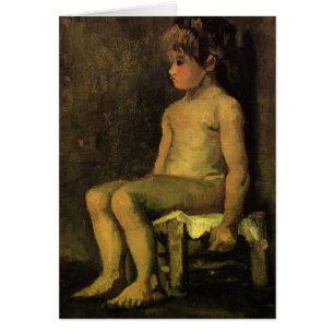 Van Gogh; Studie eines kleinen Mädchens, sitzend, 