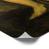 Van Gogh; Study of a Little Girl, sitzend, Portrai Poster (Ecke)