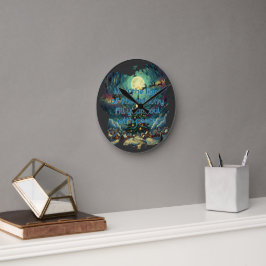 Van Gogh Style Acrylic Wall Clock Runde Wanduhr