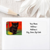 Van Gogh Style Black Cat (Insitu)