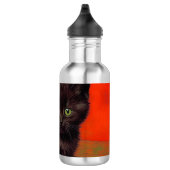 Van Gogh Style Black Cat Edelstahlflasche (Rechts)