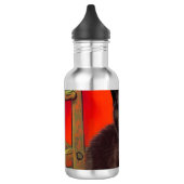 Van Gogh Style Black Cat Edelstahlflasche (Links)
