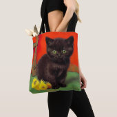 Van Gogh Style Black Cat Tasche (Von Nahem)