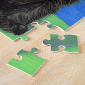 Van Gogh Style Black Kitten Puzzle (Seite)