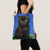 Van Gogh Style Black Kitten Tasche (Von Nahem)