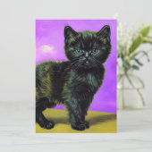 Van Gogh Style Cat Ankündigung (Stehend Vorderseite)