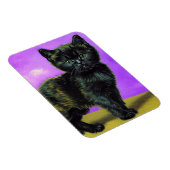 Van Gogh Style Cat Magnet (Rechte Seite)
