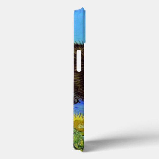 Van Gogh Style Cat mit Sonnenblumen Case-Mate iPhone Hülle (Rückseite / Rechts)