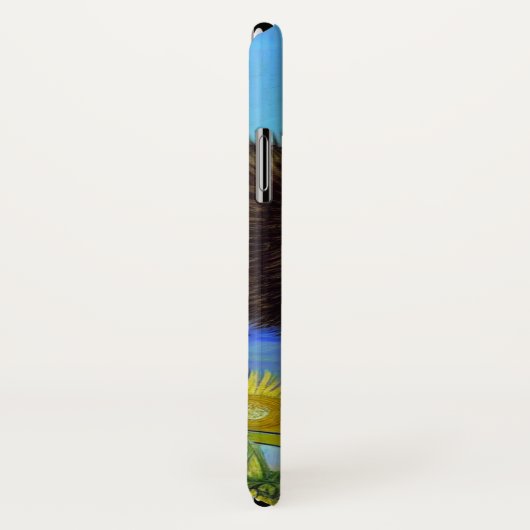 Van Gogh Style Cat mit Sonnenblumen Case-Mate iPhone Hülle (Hinten/Rechts)