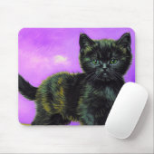 Van Gogh Style Cat Mousepad (Mit Mouse)