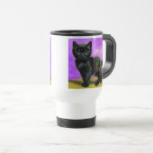 Van Gogh Style Cat Reisebecher (VorderseiteRechts)