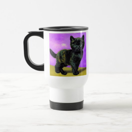Van Gogh Style Cat Reisebecher (Links)