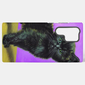 Van Gogh Style Cat Samsung Galaxy Hülle (Rückseite (Horizontal))