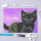 Van Gogh Style Cat Seidenpapier (Handwerk)