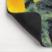 Van Gogh Style Cat Sunset Beach Mousepad (Ecke)