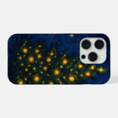 Van Gogh-style Christmas Tree Phone Case - iPhone iPhone Hülle (Rückseite (Horizontal))