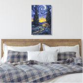 Van Gogh Style Cypress Dusk Starry Night Art  Leinwanddruck (Insitu (Schlafzimmer))