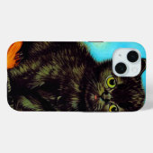 Van Gogh Style Pouting Kitten Case-Mate iPhone Hülle (Rückseite (Horizontal))