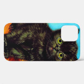 Van Gogh Style Pouting Kitten Case-Mate iPhone Hülle (Rückseite (Horizontal))