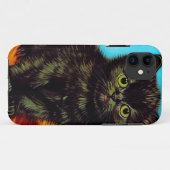 Van Gogh Style Pouting Kitten Case-Mate iPhone Hülle (Rückseite (Horizontal))