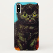 Van Gogh Style Pouting Kitten Case-Mate iPhone Hülle (Rückseite)