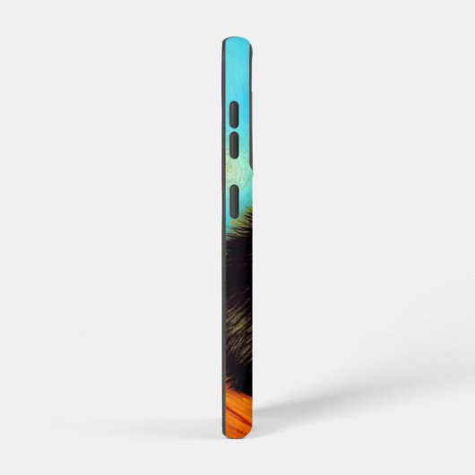 Van Gogh Style Pouting Kitten Samsung Galaxy Hülle (Rechte Seite)