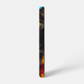 Van Gogh Style Pouting Kitten Samsung Galaxy Hülle (Linke Seite)