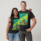 Van Gogh Style Pyramid T-Shirt (Unisex)