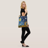 Van Gogh Style Starry Harvest Golden Wheat Field Tasche (Am Model)