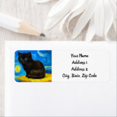 Van Gogh Style Starry Night Cat (Insitu)