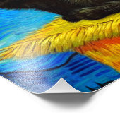 Van Gogh Style Starry Night Cat Fotodruck (Ecke)