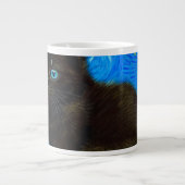 Van Gogh Style Starry Night Cat Jumbo-Tasse (Vorderseite)