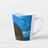 Van Gogh Style Starry Night Cat Milchtasse (Rechts)