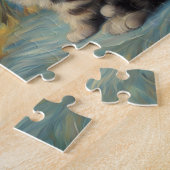 Van Gogh Style Starry Night Cat Puzzle (Seite)