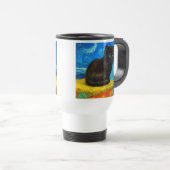 Van Gogh Style Starry Night Cat Reisebecher (VorderseiteRechts)