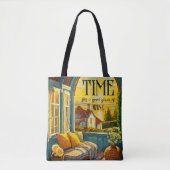 Van Gogh Style Sunset Wine Lover Tasche (Vorderseite)