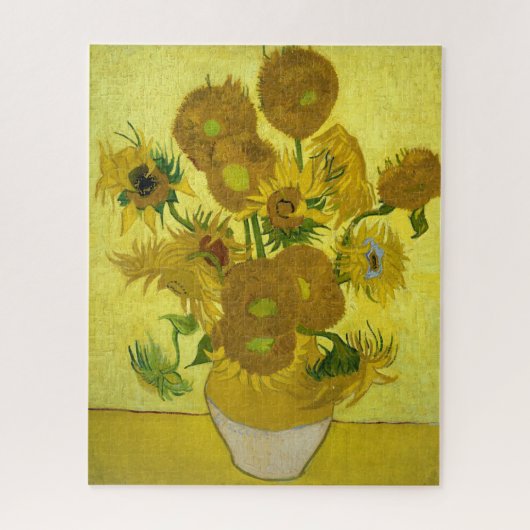 Van Gogh Sunflower Painting Jigsaw Puzzle (Vertikal)