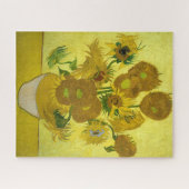 Van Gogh Sunflower Painting Jigsaw Puzzle (Horizontal)