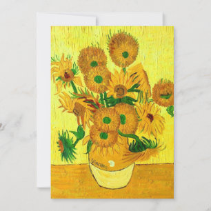 Van Gogh Sunflowers Ankündigung