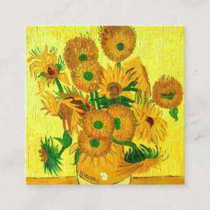 Van Gogh Sunflowers Begleitkarte