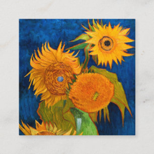 Van Gogh Sunflowers Begleitkarte